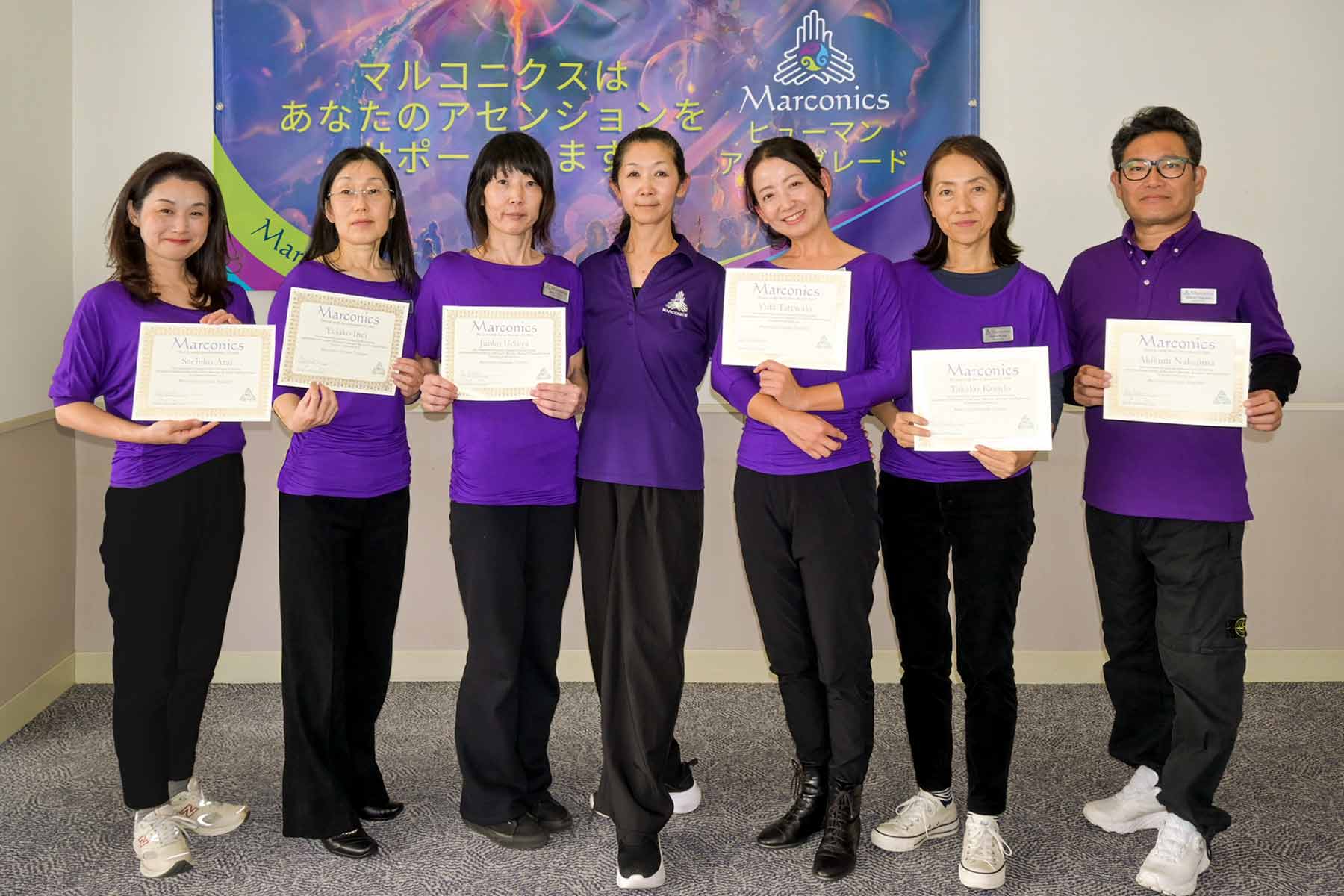 japanese-teachers-02 Marconics Japan certified students