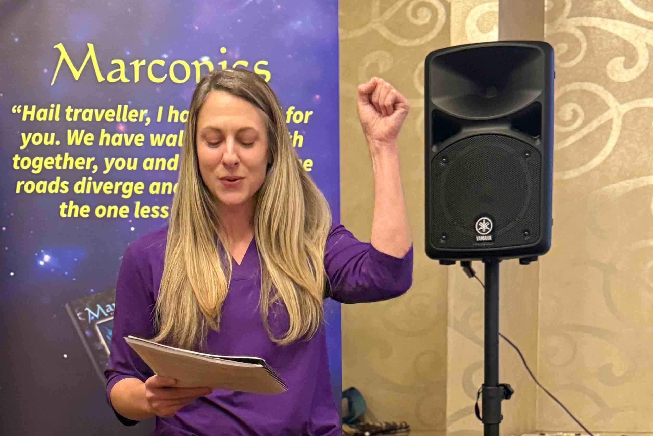 Marconics Teacher Britt Campanelli - teaching