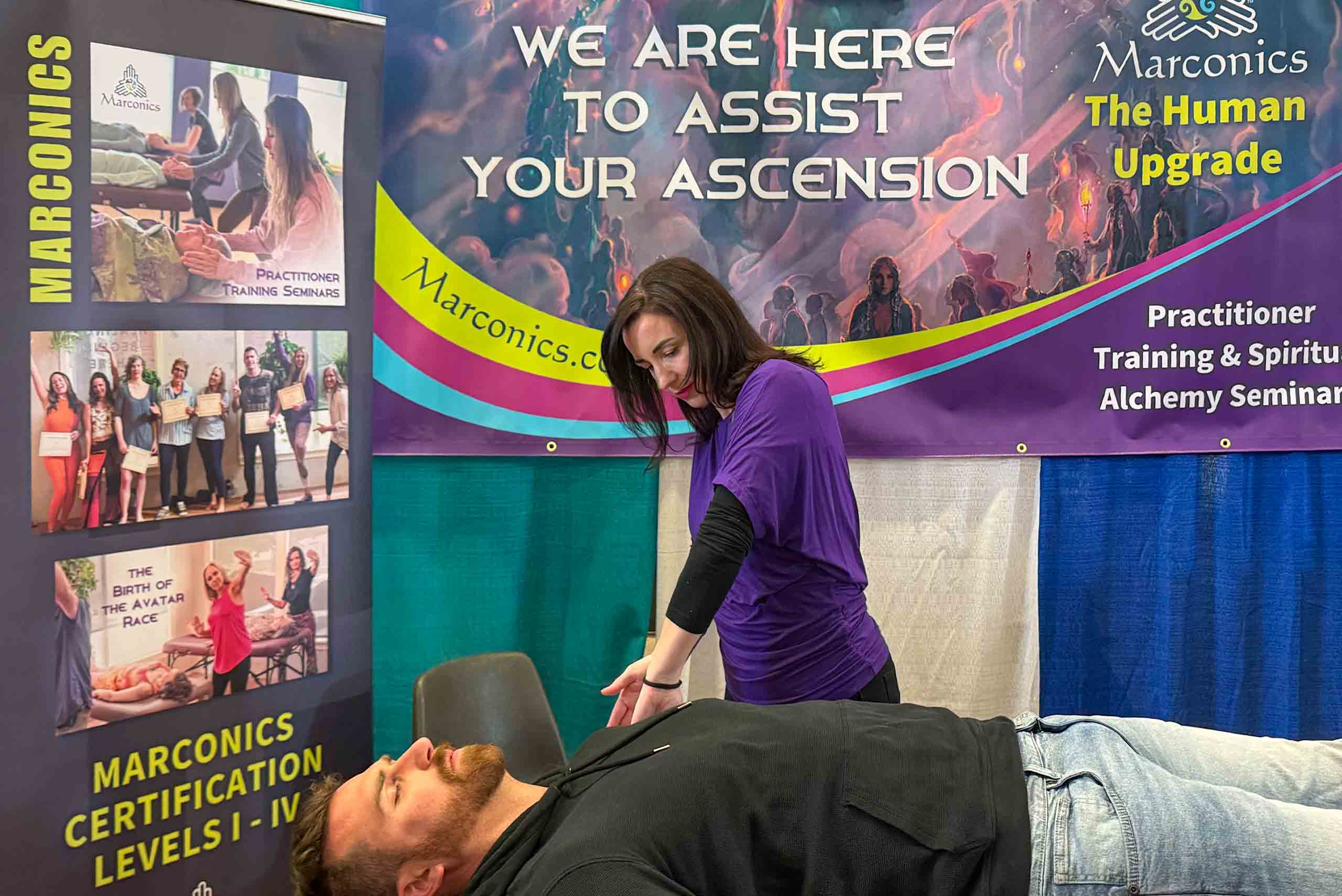 Marconics Teacher Kristi Cooley - at expo