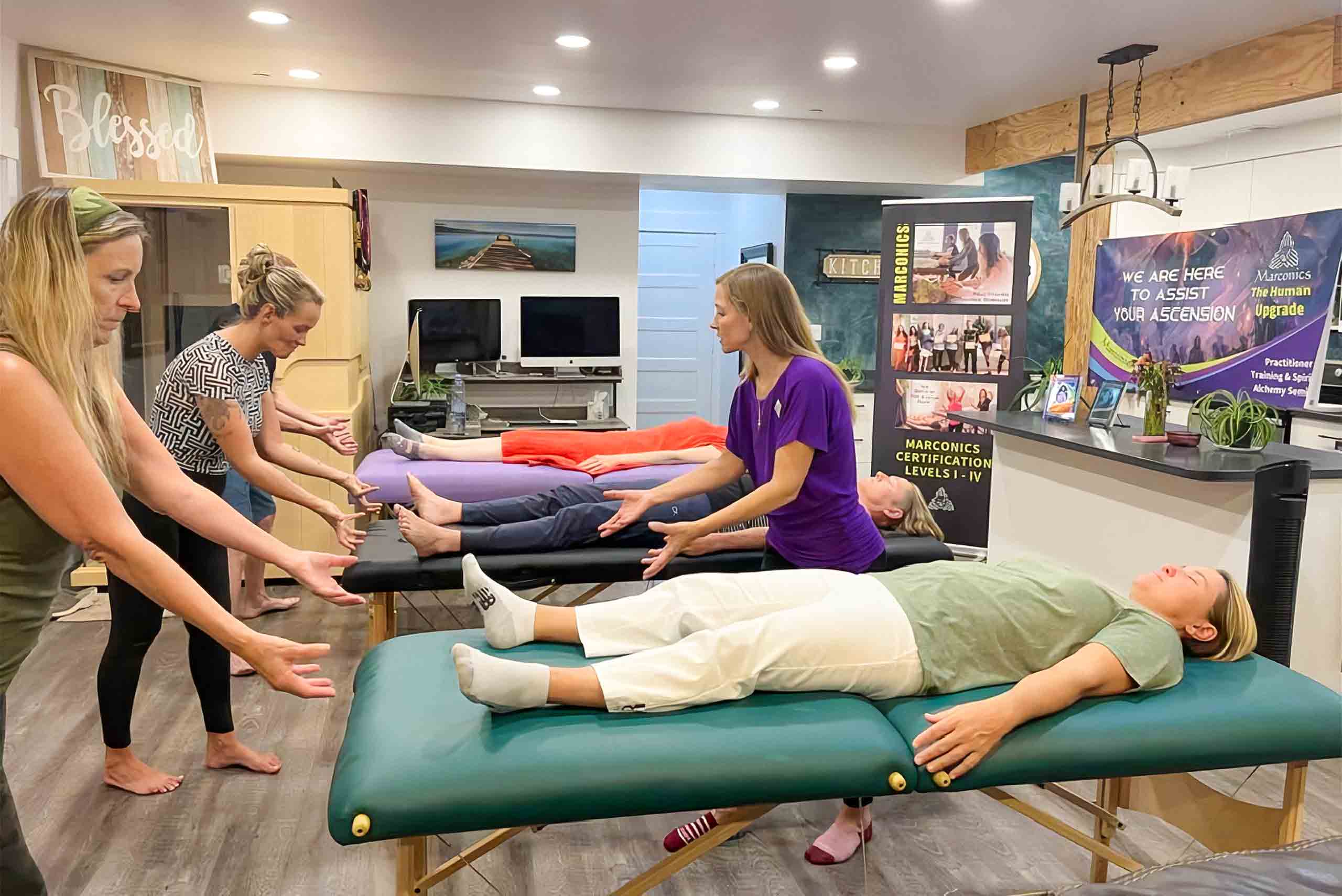 Marconics Teacher - Kristi Farmer - teaching a class