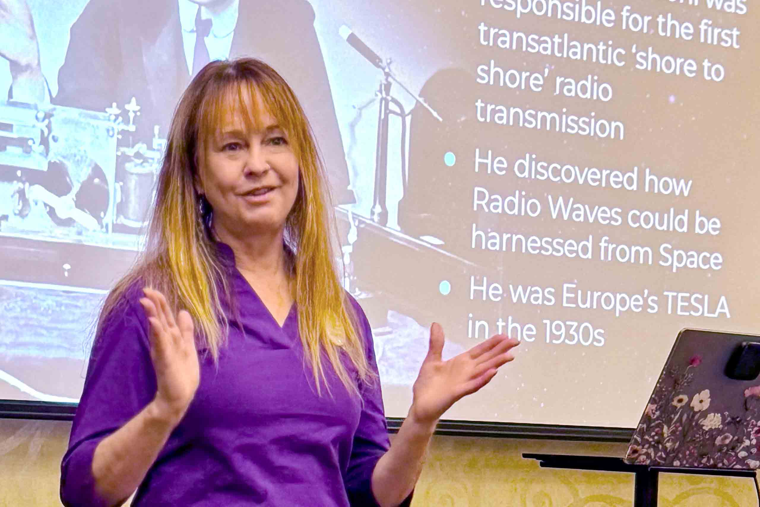 Marconics Teacher Miranda Mason - teaching class