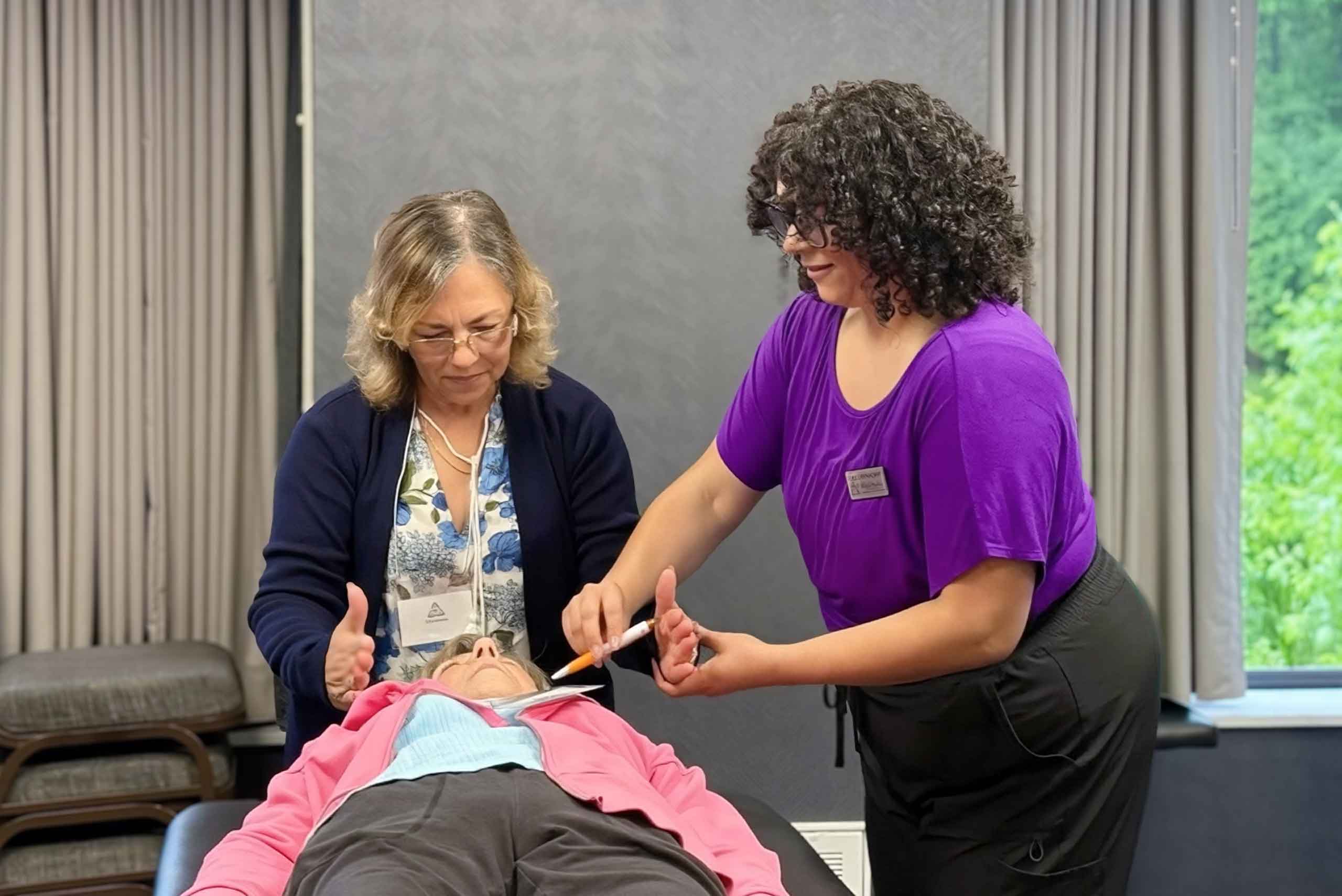 Marconics Teacher Karina Munoz - teaches protocol