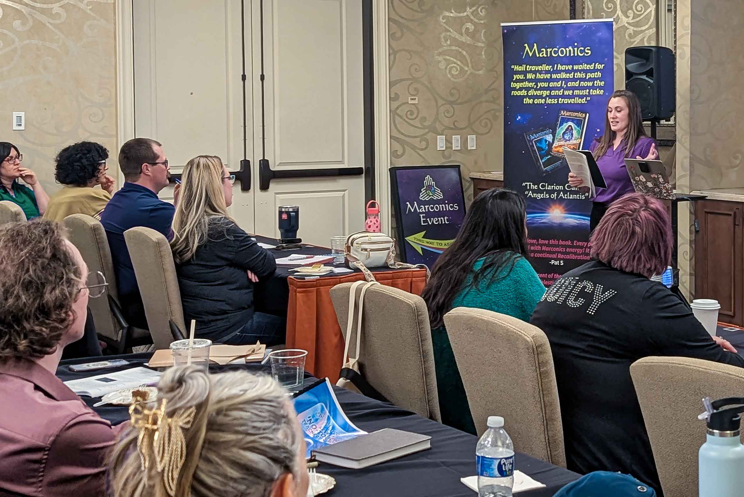 Marconics Teacher Kris Warren - teaches class