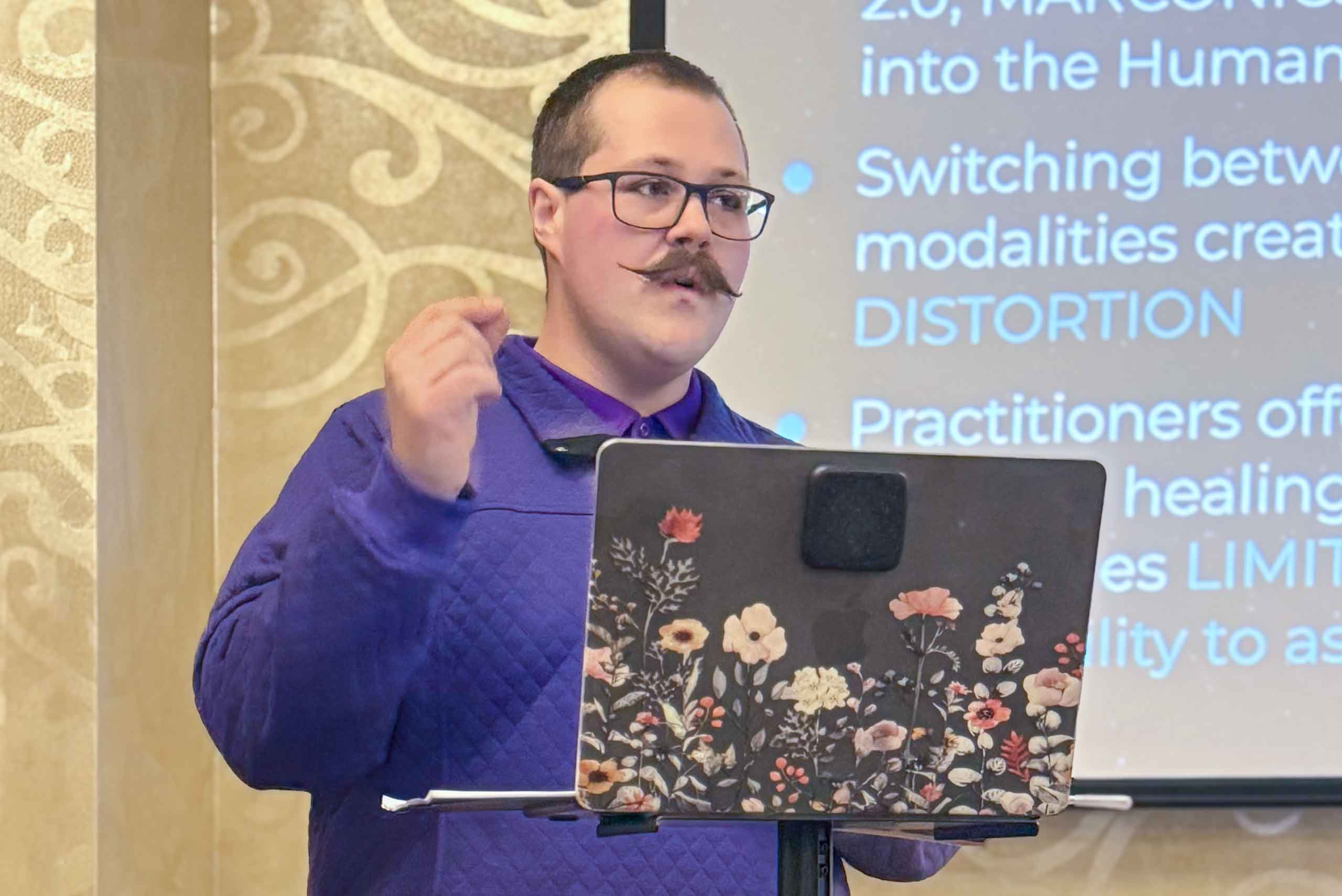 Marconics Teacher Lauren Bennett - teaches class