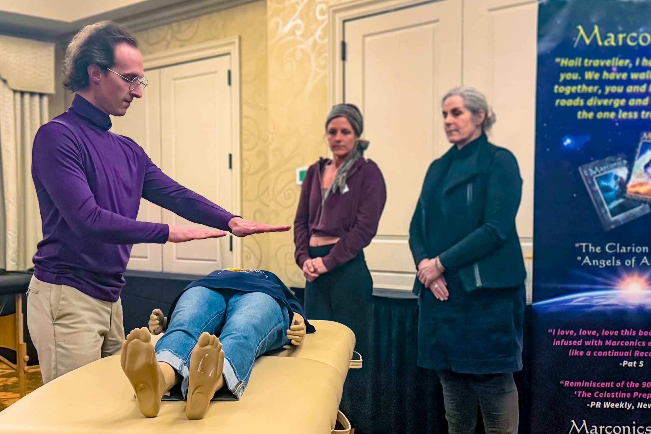 Marconics Teacher Luca Mezzalira - performs protocol