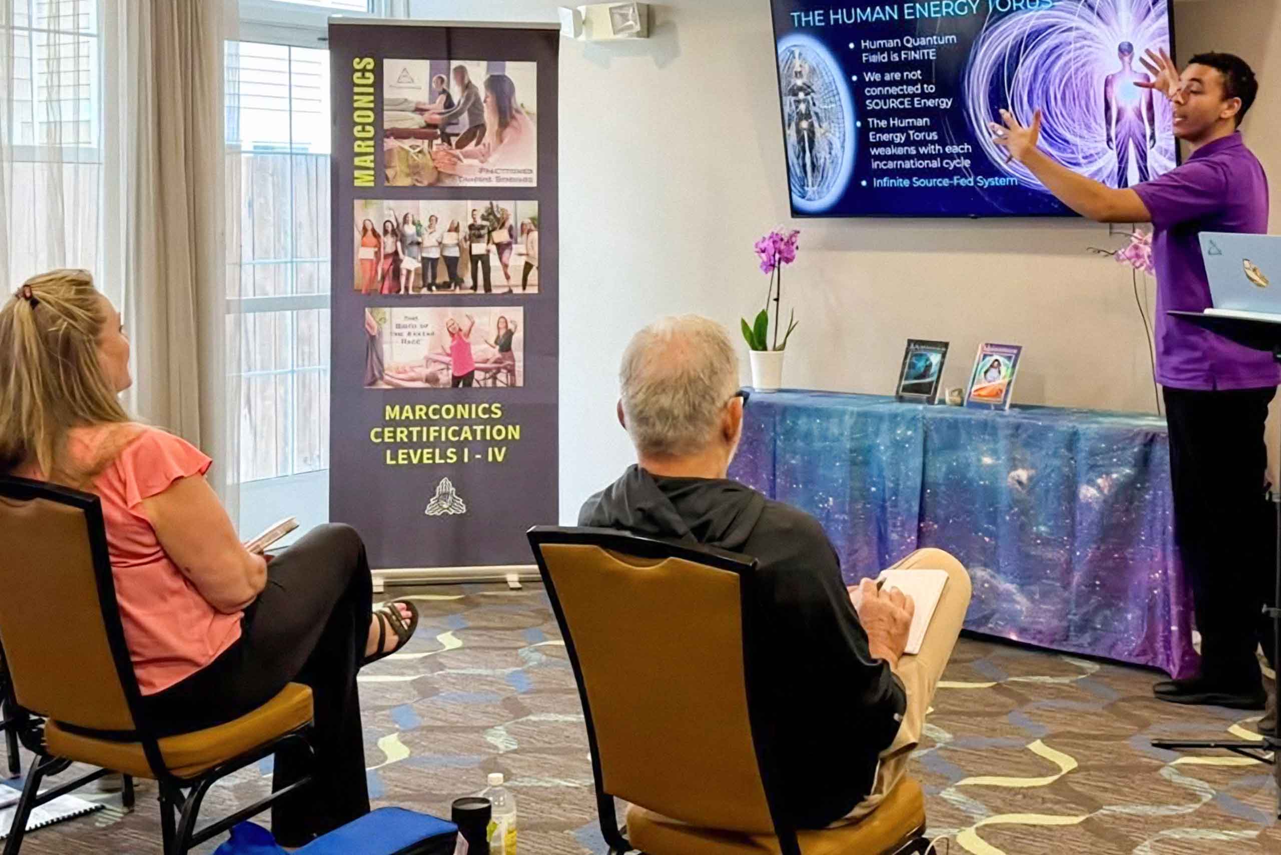 Marconics Teacher Sabayo Matiku - lecturing