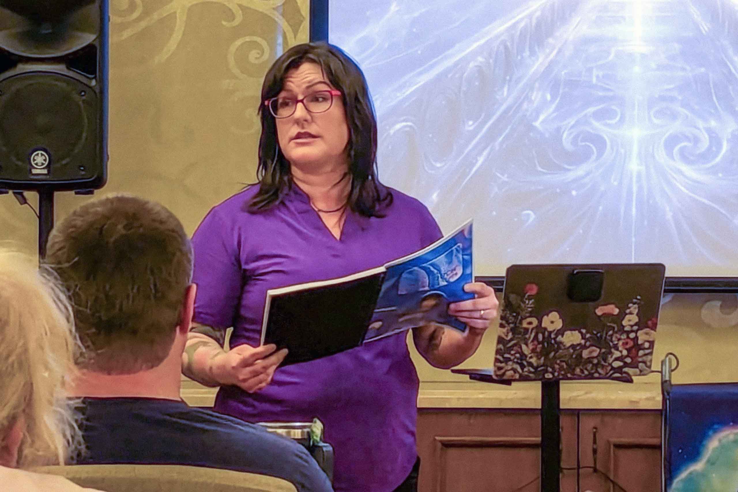 Marconics Teacher Tiffany Moore - teaches class