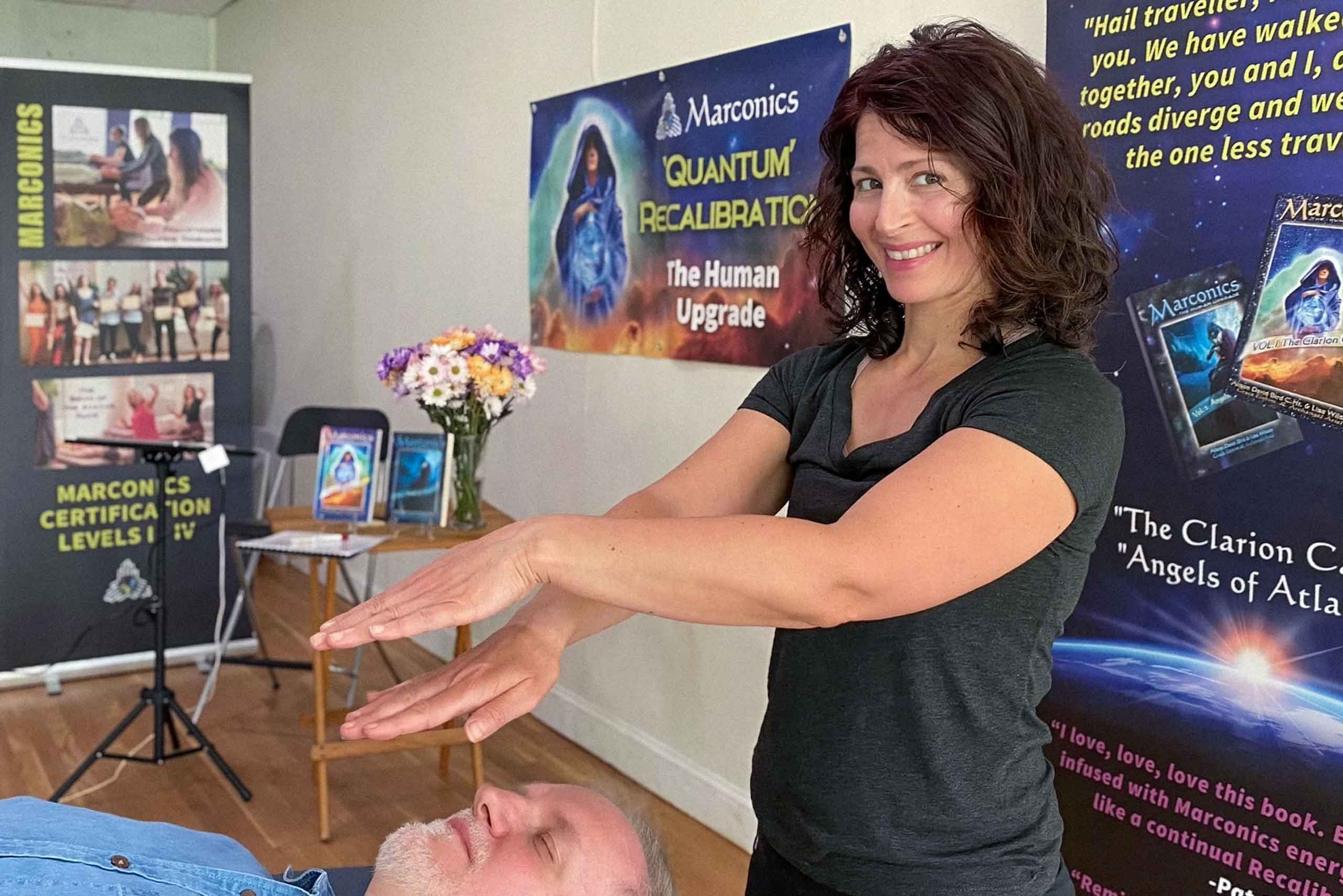 Marconics Teacher Vanessa Nicoletta - performs protocol