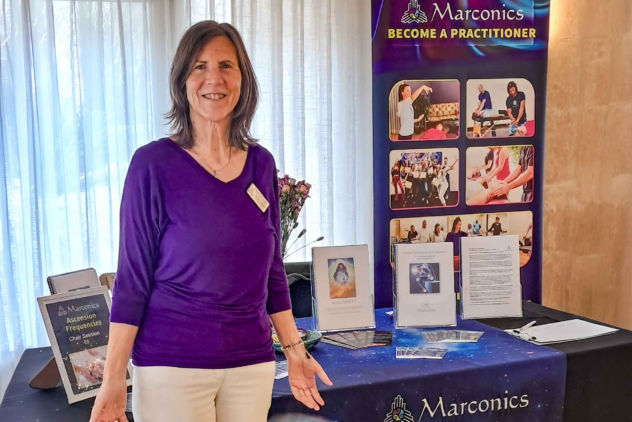 Marconics Teacher Andrea Huse - at expo