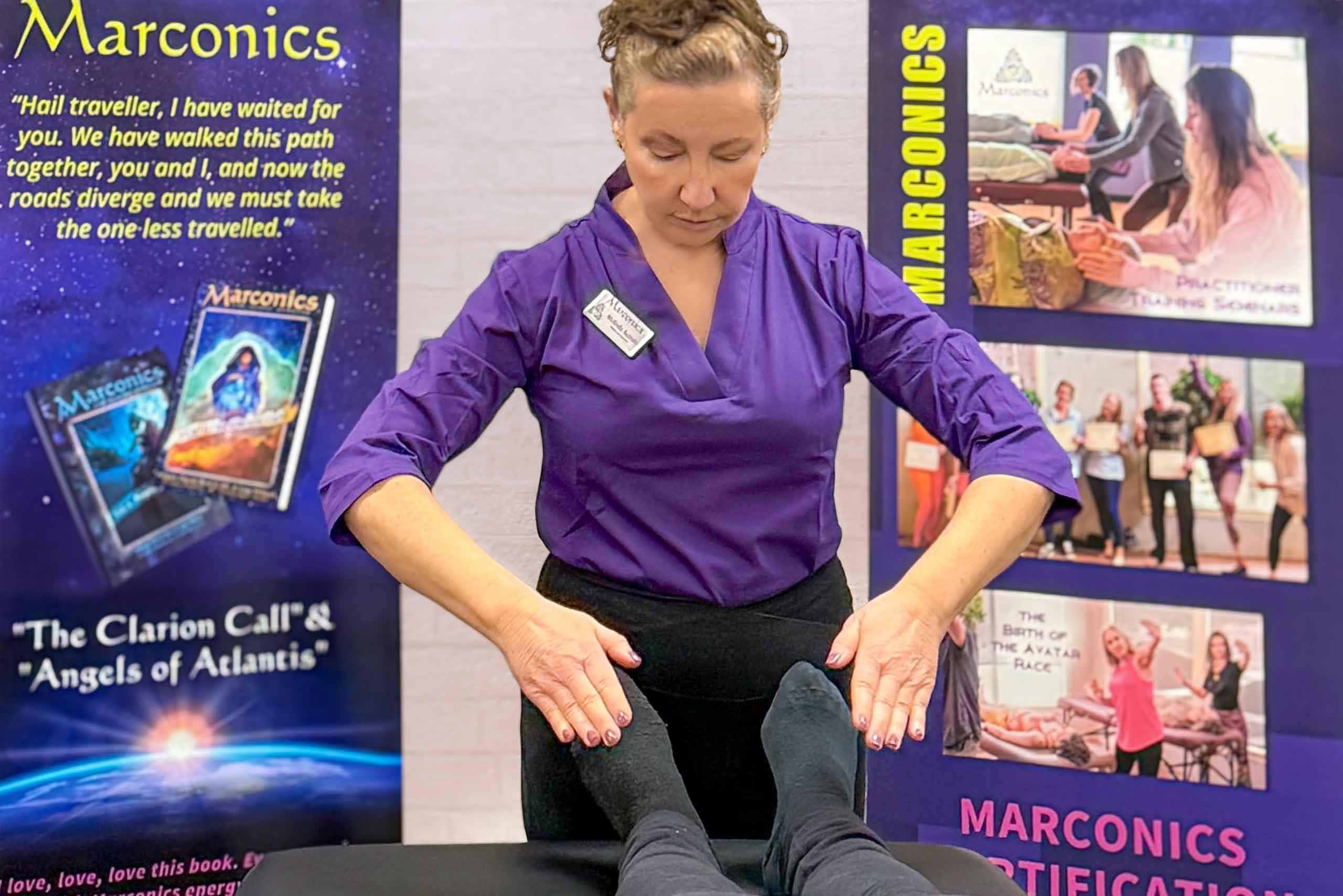 Marconics Teacher Melinda Asztalos - performs protocol Marconics Teacher Melinda Asztalos - performs protocol