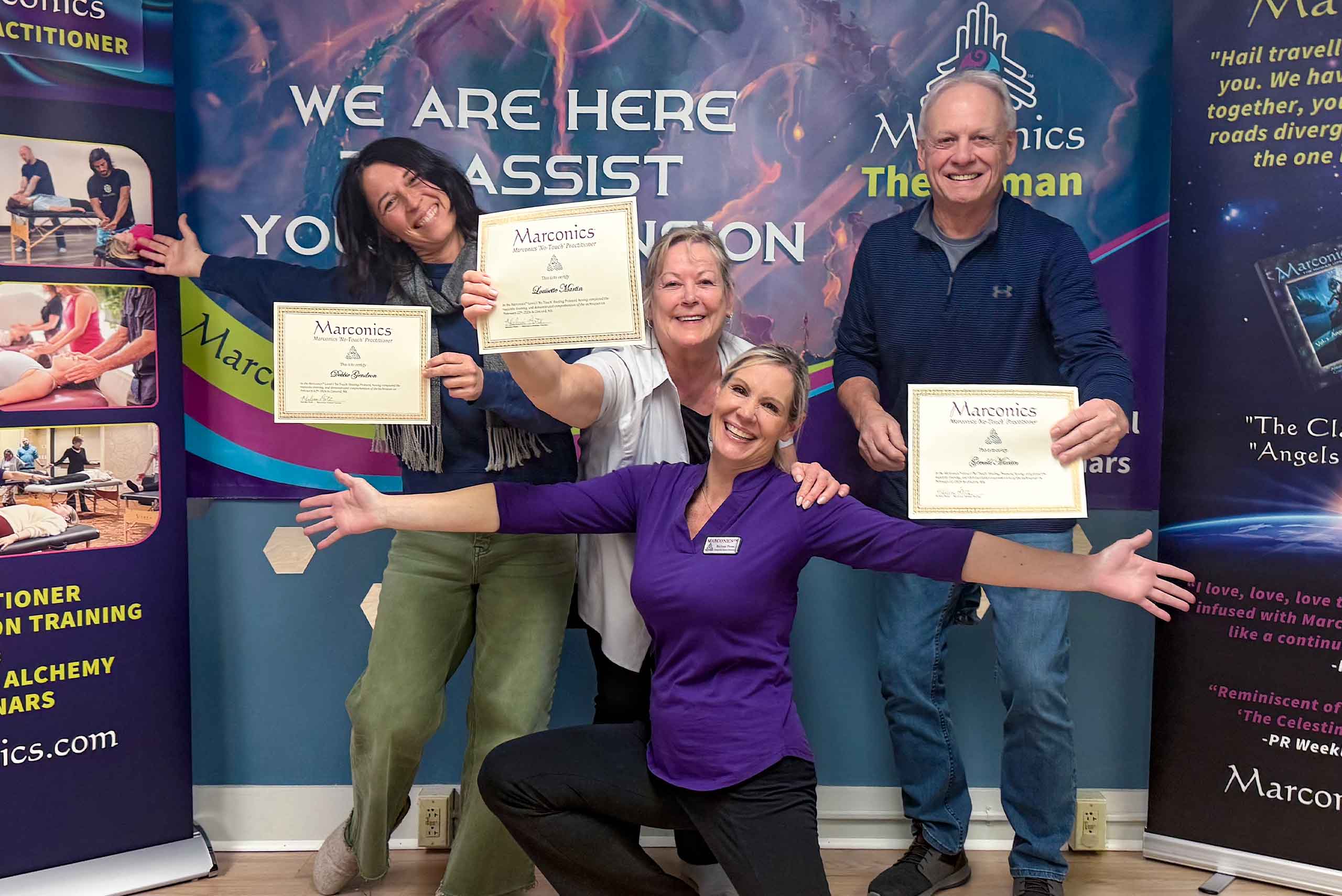Marconics Teacher Melissa Poste - celebrates student graduation