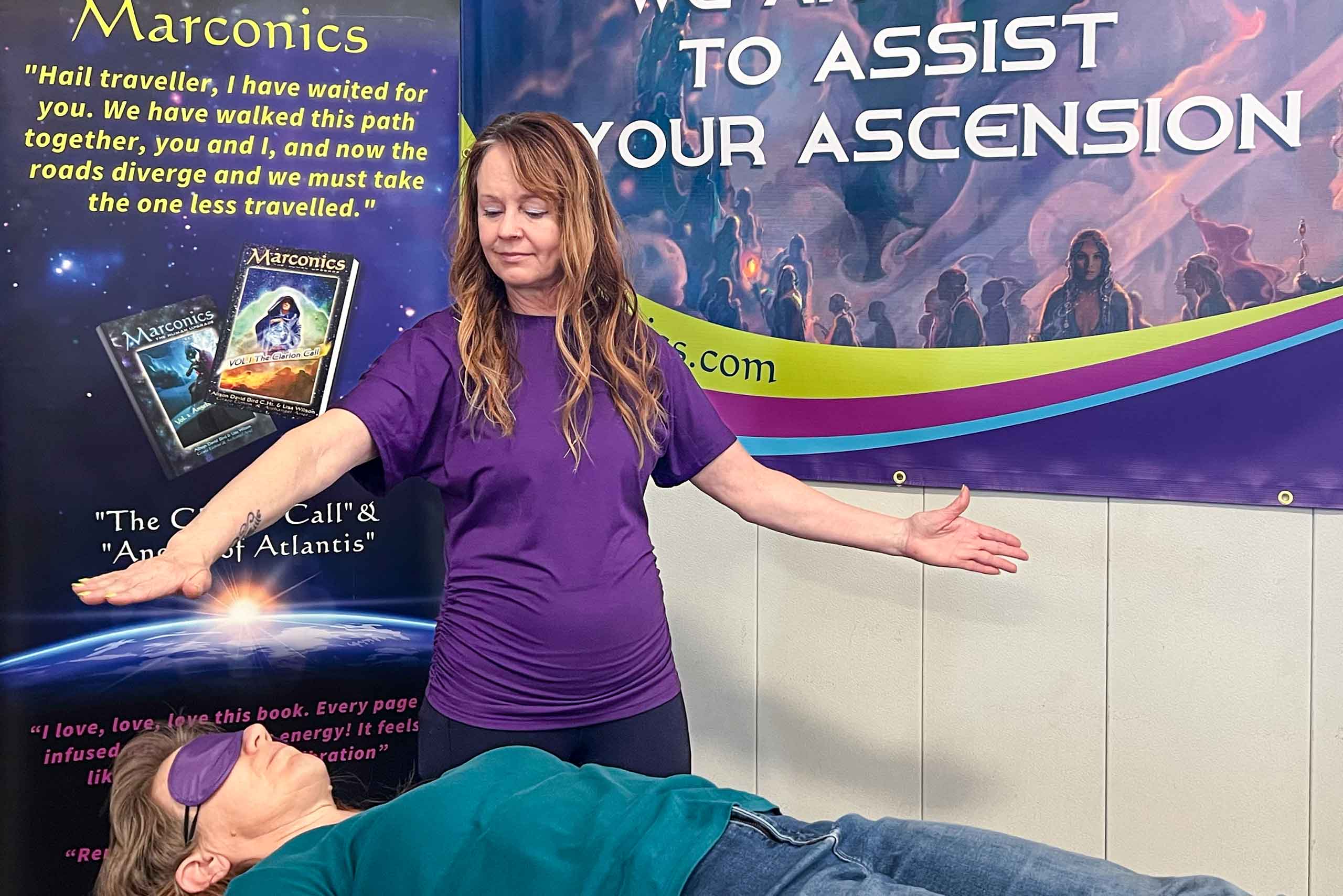 Marconics Teacher Miranda Mason - performs no-touch